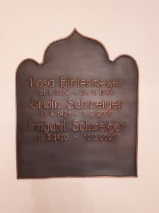 Kupferschrifttafel